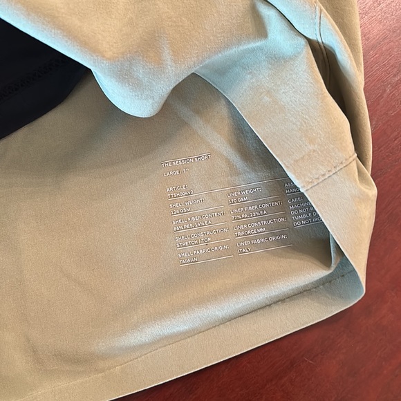 NWOT Ten Thousand Sage Session Short (With Liner) 7" Size Large & Extra Large - Picture 5 of 6